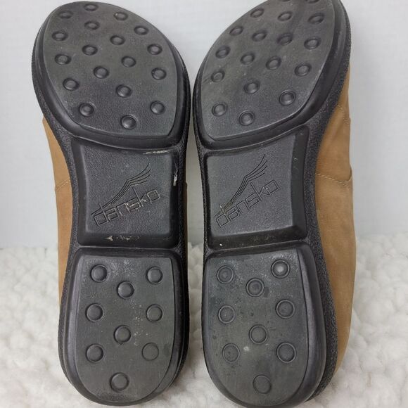 Dansko Professional Women's Clog Shoes Size 8.5 Brown Suede Comfort Slip On - Picture 10 of 10